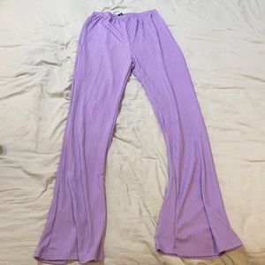 SHEIN purple flare leggings size M